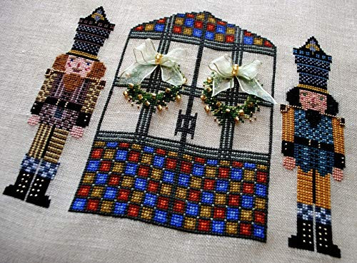 Chart -Printed Pattern ONLY- for Christmas Cross Stitch DesigninchNutty Guardsinch- X Stitch- Counted Embroidery DIY Home Decor