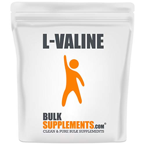 BulkSupplements.com L-Valine Powder - Amino Acids Supplement - BCAAS Amino Acids Powder - Vegan BCAA - BCAA Powder - Raw BCAA -100 Grams-