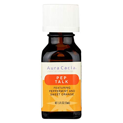 Aura Cacia Essential Solutions Oil Pep Talk Peppermint and Sweet Orange - 0.5 fl oz Aura Cacia Essential Solutions Oil Pep Talk Peppermint and Sweet Orange - 0.5 fl oz
