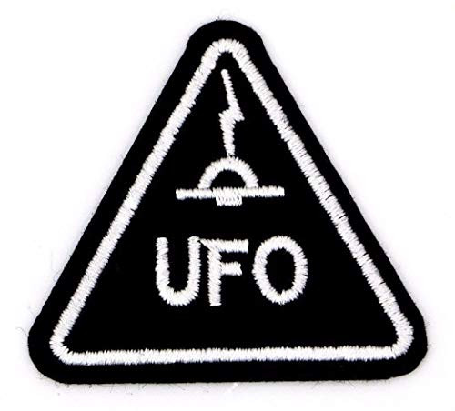 UFO Patch- Unidentified Flying Object Alien Spacecraft Warning Alert -BUT-505-