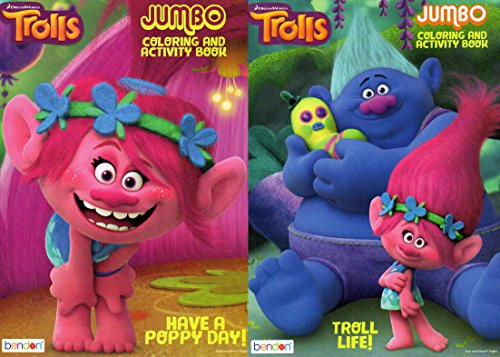 Dreamworks Trolls - Jumbo Coloring and Activity Book -Set of 2 Books- - v2 Dreamworks Trolls - Jumbo Coloring and Activity Book -Set of 2 Books- - v2