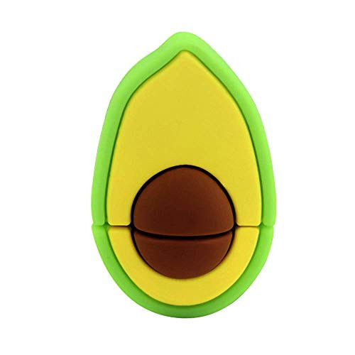 3C Light USB 2.0 Flash Drive Novelty Avocado Shape Design 32GB USB Drive Cute Fruit Memory Stick Thumb Drive Data Storage Pendrive Cartoon Jump Drive Gift -32GB- Green-