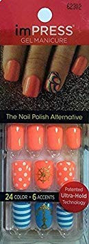 NEW KISS 2x Longer Lasting imPRESS inchSYMPHONYinch by Broadway Press-On Manicure Nails