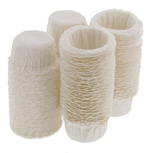 100pcs Disposable Paper Coffee Filters- Paper Filters Cups Compatible for K Series Pods Coffee Machine- Replacement Coffee Filters 1