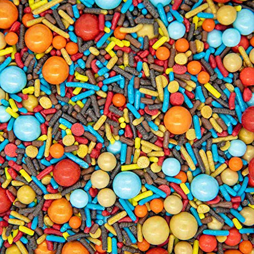 Fall Sprinkles for Cake- Cookie- Cupcake Decorating- and Baking - Fancy Edible Thanksgiving Sprinkles in Red Nonpareils- Jimmies- Gold Sugar Crystal- and Orange Sugar Pearl Cake Sprinkles and Toppings Fall Sprinkles for Cake- Cookie- Cupcake Decorating- and Baking - Fancy Edible Thanksgiving Sprinkles in Red Nonpareils- Jimmies- Gold Sugar Crystal- and Orange Sugar Pearl Cake Sprinkles and Toppings