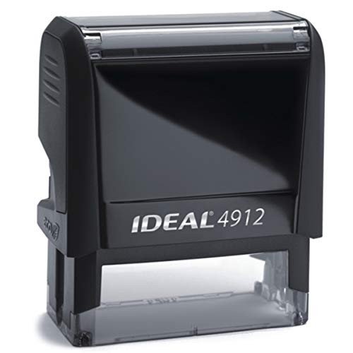 Custom Self Inking Rubber Stamp - Up to 4 Lines of Text - For Home or Office
