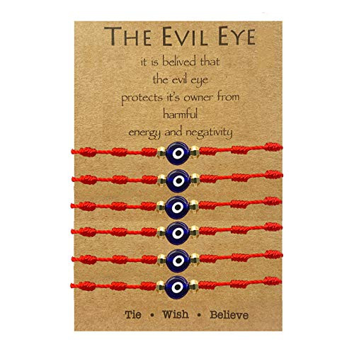 Evil Eye Bracelet for Women 7 Knots for Protection Good Luck Red String Bracelet Kabbalah Friendship Bracelet Evil Eye 7 Knot Lucky Bracelets for Men-6PCS Red- Evil Eye Bracelet for Women 7 Knots for Protection Good Luck Red String Bracelet Kabbalah Friendship Bracelet Evil Eye 7 Knot Lucky Bracelets for Men-6PCS Red-