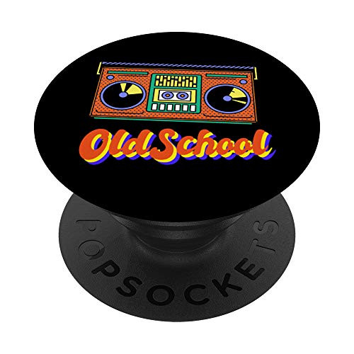 Old School Boombox Music PopSockets PopGrip- Swappable Grip for Phones  and  Tablets Old School Boombox Music PopSockets PopGrip- Swappable Grip for Phones  and  Tablets