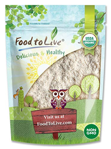 Organic Amaranth Flour- 1 Pound - Non-GMO- Fine Ground from Whole Grains- Vegan Meal- Kosher- Bulk Powder- High in Dietary Fiber- Protein- and Selenium.