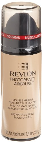 REVLON Photoready Airbrush Mousse Makeup- Natural Beige- 1.4 Ounce