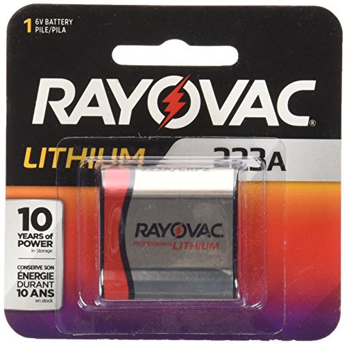 Rayovac Lithium Photo Battery 223A Size