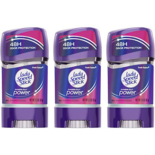Lady Speed Stick 48HR Antiperspirant Deodorant Gel Fresh Fusion 2.30 oz -Pack of 3- Lady Speed Stick 48HR Antiperspirant Deodorant Gel Fresh Fusion 2.30 oz -Pack of 3-