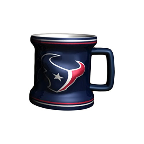 NFL Houston Texans Sculpted Mini Mug- Size 2.5- Blue NFL Houston Texans Sculpted Mini Mug- Size 2.5- Blue