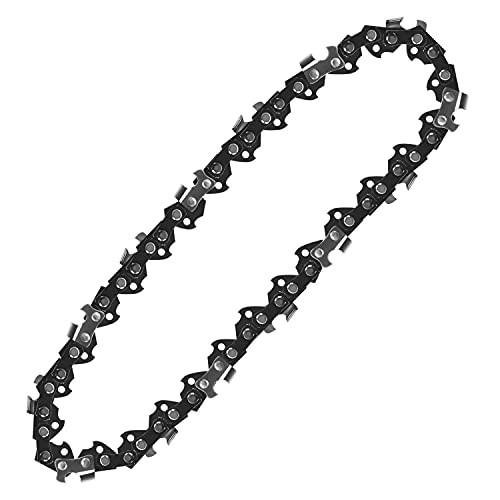 Replacement 4-Inch Chain Saw Chain for Mini Chainsaw Cordless Electric Handheld Rechargeable Battery Chainsaw-Chainsaw Chain Lightweight and Wear-Resistant- Smooth Cutting