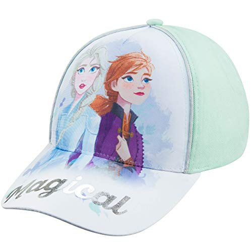 Disney Frozen 2 Girls Elsa and Anna Baseball Cap - Age 4-7 Disney Frozen 2 Girls Elsa and Anna Baseball Cap - Age 4-7