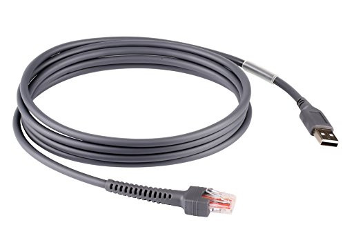 Whizzotech USB A male to RJ45 Cable 7ft 2M for Symbol Barcode Scanner LS4278 LS2208 2208AP LS9208 -1-