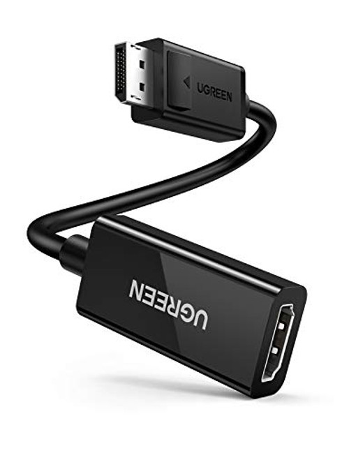 UGREEN DisplayPort to HDMI Adapter 4K 60Hz Male to Female DP to HDMI Converter Video Display Cord for HDTV Monitor Projector Computer UGREEN DisplayPort to HDMI Adapter 4K 60Hz Male to Female DP to HDMI Converter Video Display Cord for HDTV Monitor Projector Computer
