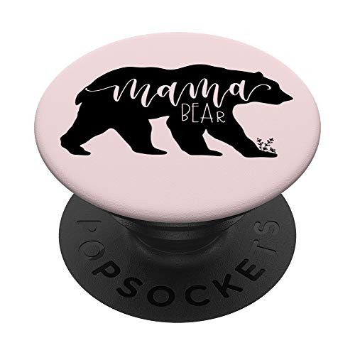 Mama Bear Popsocket- Pink Popsocket JLZ043 PopSockets PopGrip- Swappable Grip for Phones  and  Tablets