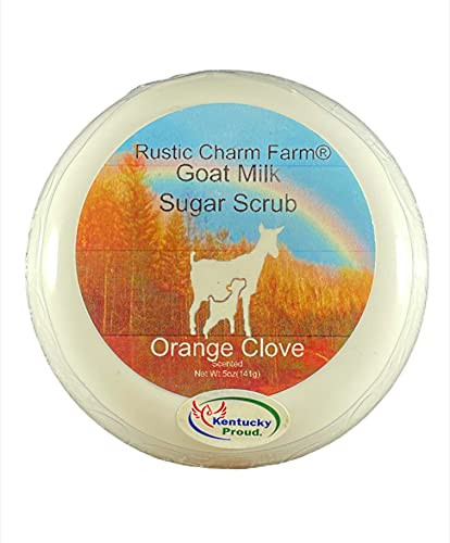 Rustic Charm Farm Goat Milk Sugar Scrub- Orange Clove