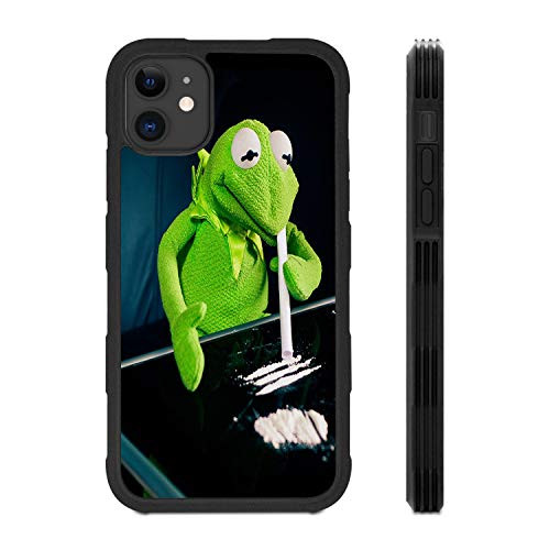 407Case Fits iPhone 11 Pro Max 6.5inch The Frog on Cocaine Hyper Shock Protective Rubber TPU Phone Case -iPhone 11 Pro Max 6.5inch-