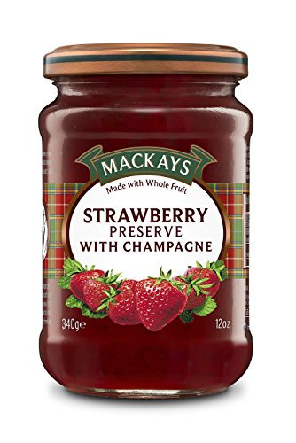 Mackays Strawberry Preserve With Champagne- 12 Ounce