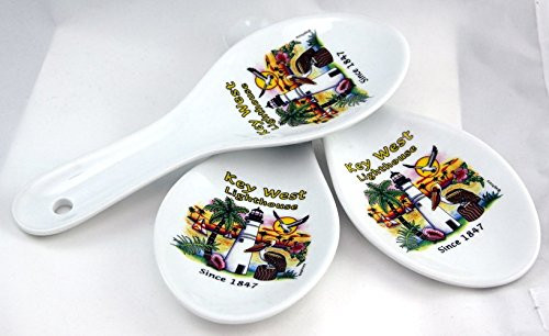 Key West Lighthouse Souvenir Collectible Spoon Rest agc
