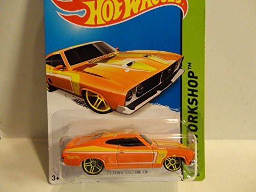 Qiyun 2014 Hot Wheels 238 Orange 73 Ford Falcon XB w Yellow PR5 Wheels