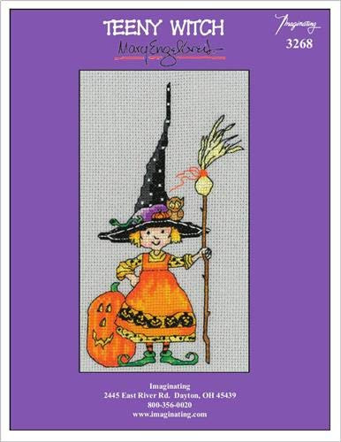 Teeny Witch -Chart 3268- Cross Stitch Pattern