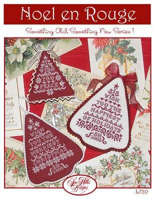 Noel En Rouge Cross Stitch Chart and Free Christmas Embellishment