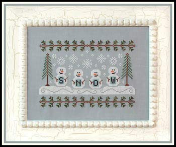 Snowmen Cross Stitch Chart