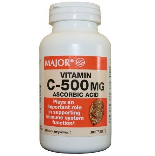 Vitamin C 500 mg- 300 Tablets