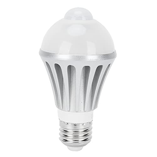 Fafeicy LED Sensor Light Bulb- Human Body Sensor Bulb 7W E27 Warm White Light 85?265V