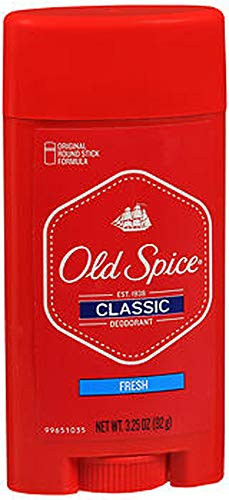 Old Spice Classic Deodorant Stick- Fresh 3.25 oz -Pack of 2-