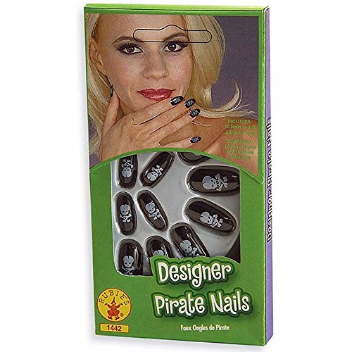 Rubie's Costume Co Pirate Print Nails Costume