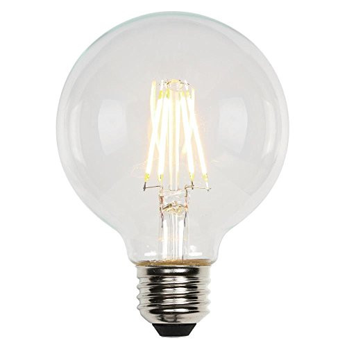 Westinghouse Lighting 3317300 60-Watt Equivalent G25 Dimmable Clear Filament LED Light Bulb with Medium Base
