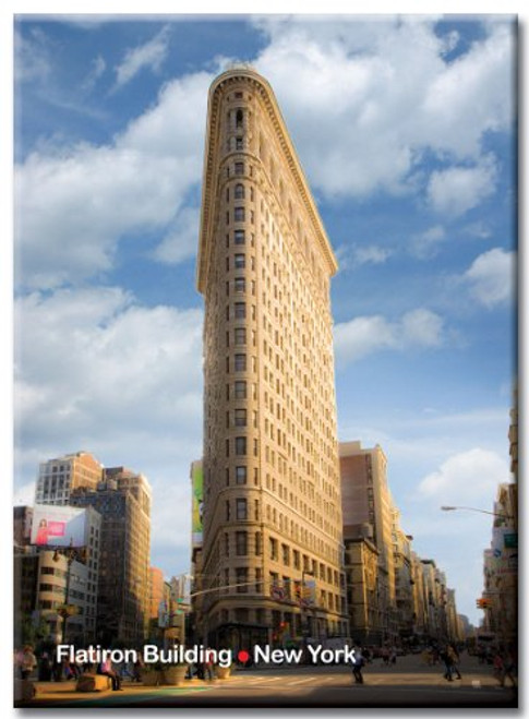 Flatiron Building - New York City Photo Souvenir Refrigerator Magnet Flatiron Building - New York City Photo Souvenir Refrigerator Magnet