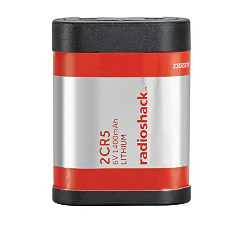 RadioShack 6V/1400mAh Lithium 2CR5 Battery