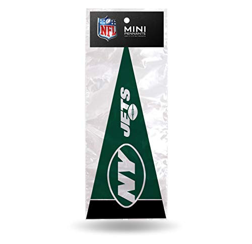 NFL New York Jets 8-Piece 4-Inch by 9-Inch Classic Mini Pennant Decor Set