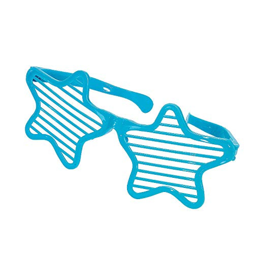 Fun Express - Jumbo Star Shade Glassess - Apparel Accessories - Eyewear - Novelty Glasses - 6 Pieces