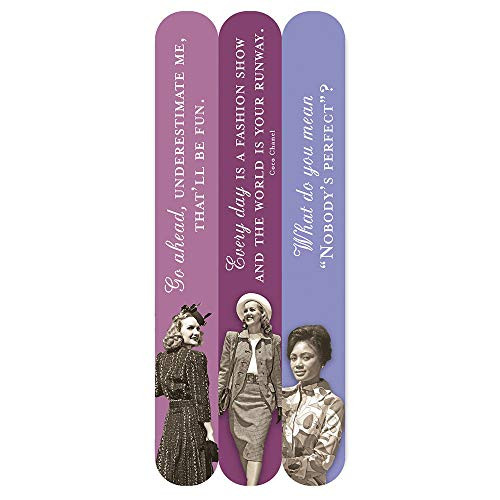 SHANNON MARTIN DESIGN What Do You MeaninchNobody's Perfect?inch 3-Pack Emery Boards