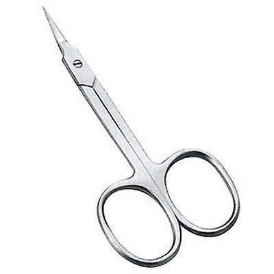 `-12- Finger Toe Nail Scissors Cuticle Clipper Straight 3.5inch Fine Arrow Point