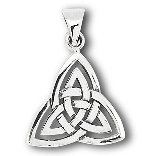 Triquetra Trinity Knot Pendant .925 Sterling Silver Symbol Endless Celtic Charm Triquetra Trinity Knot Pendant .925 Sterling Silver Symbol Endless Celtic Charm
