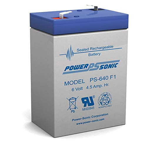 Power Sonic 6V 4.5AH SLA Battery Replacement for Sunslinger Digital Feeder Kit