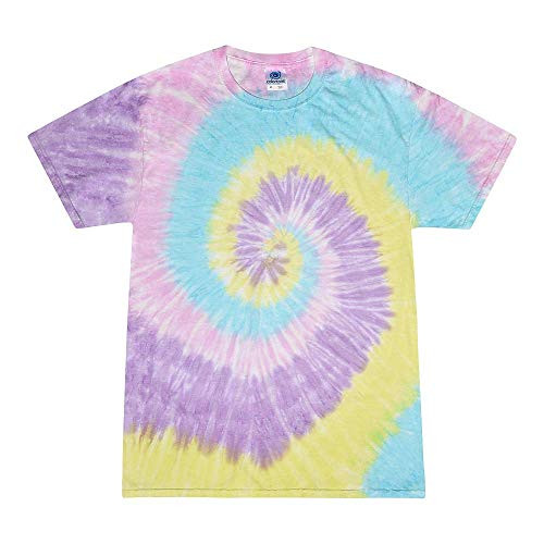 Colortone Tie Dye T-Shirts Kids 10-12 -MD- Jellybean