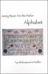 Jenny Bean- for The Parlor Alphabet Cross Stitch Chart