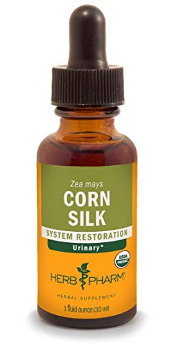 Herb Pharm Certified Organic Corn Silk Liquid Extract for Urinary System Support- 1 Fl Oz