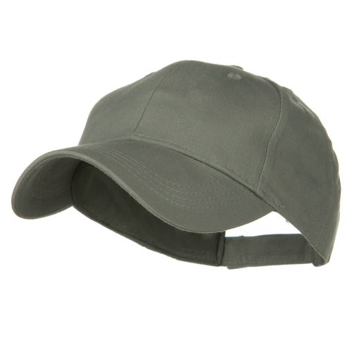 Youth Brushed Cotton Twill Low Profile Cap - Grey OSFM
