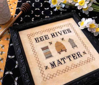 Bee Hives Matter Cross Stitch Chart