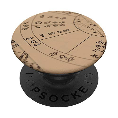 Astrology Chart PopSockets Grip and Stand for Phones and Tablets