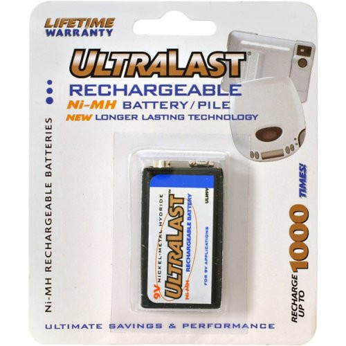 Again and Again UL9V Rechargeable NiMH Battery -Again and Again UL9V-